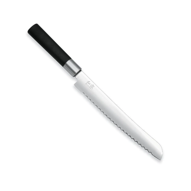 Кухонний ніж для хліба KAI Wasabi Black 23 см