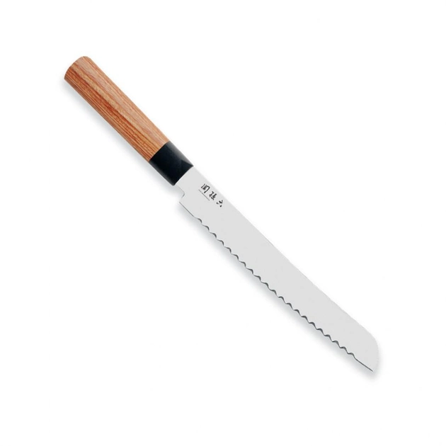 Кухонный нож для хлеба KAI Seki Magoroku Redwood 21 см