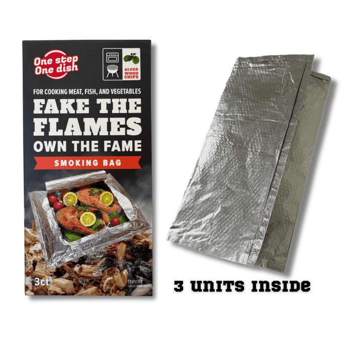Пакет для копчення і запікання на щепі Вільхи TM OneStepOneDish!