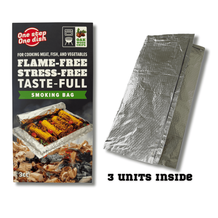 Пакет для копчення і запікання з дубовою щепою TM OneStepOneDish!