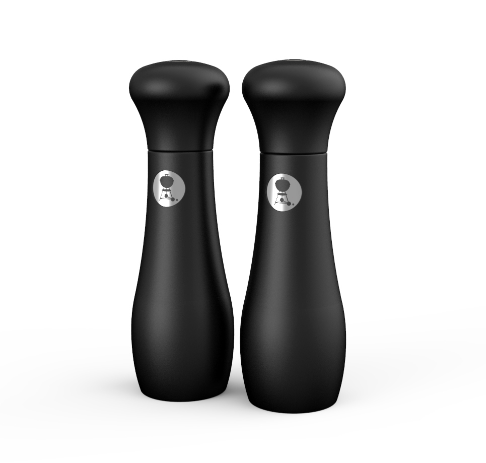 Млинки  для перцю та солі, чорний, 19 см (Weber Style)