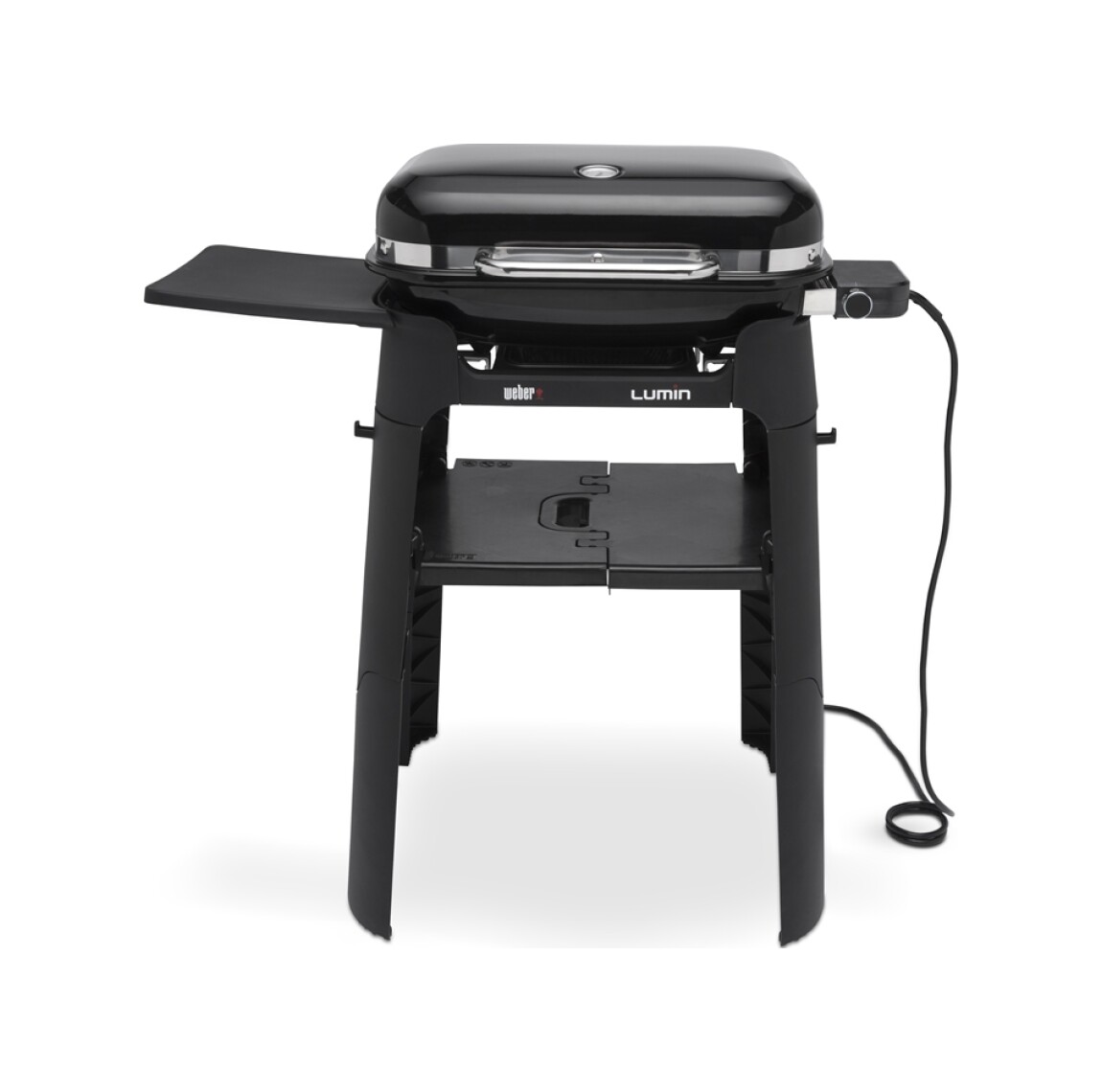 Гриль електричний Weber Lumin Compact з підставкою, чорний