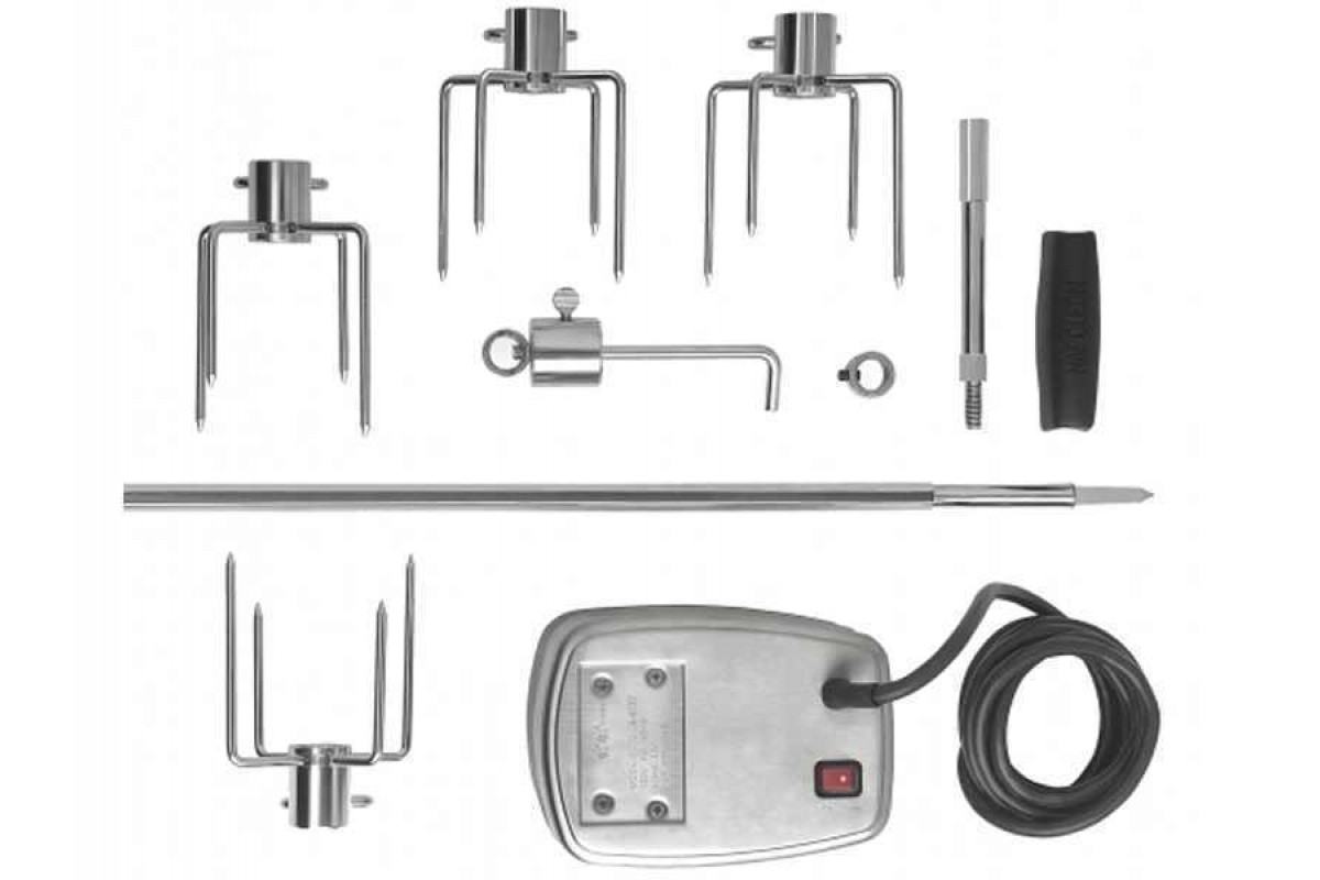 Вертел з 4-ма затискачами та електромотором для моделей Napoleon 825 69532