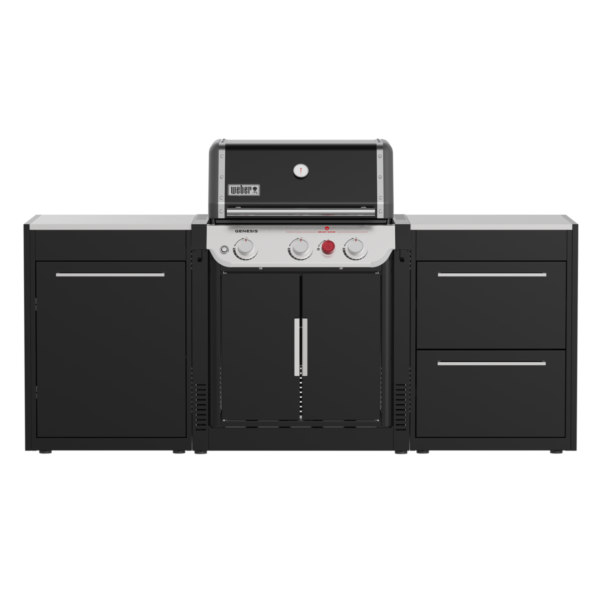 BBQK1 Вбудована кухня Weber (без грилю, кухня включає два блоки з шафками)