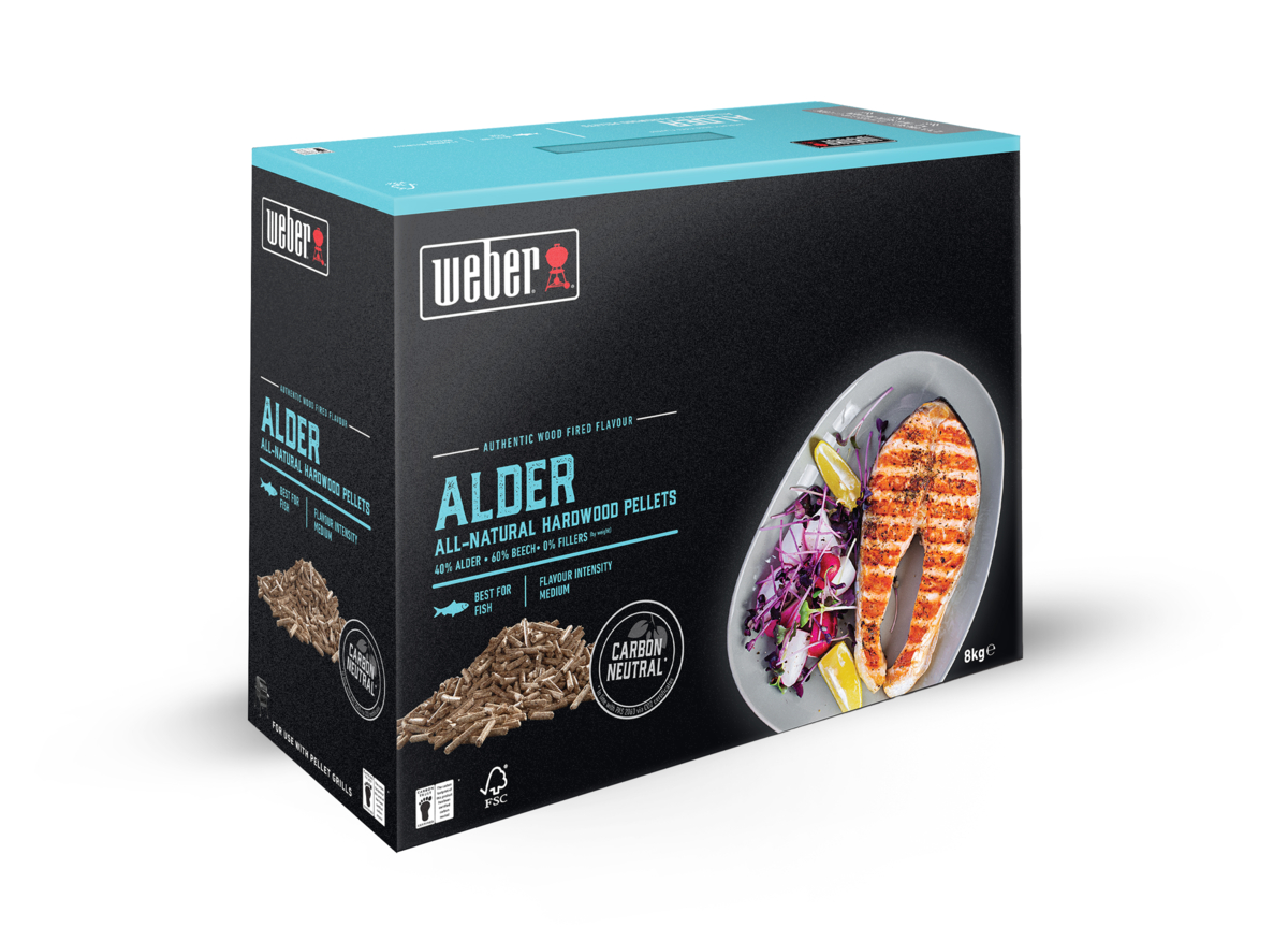 Деревні пелети Weber Alder (вільха), 8 кг