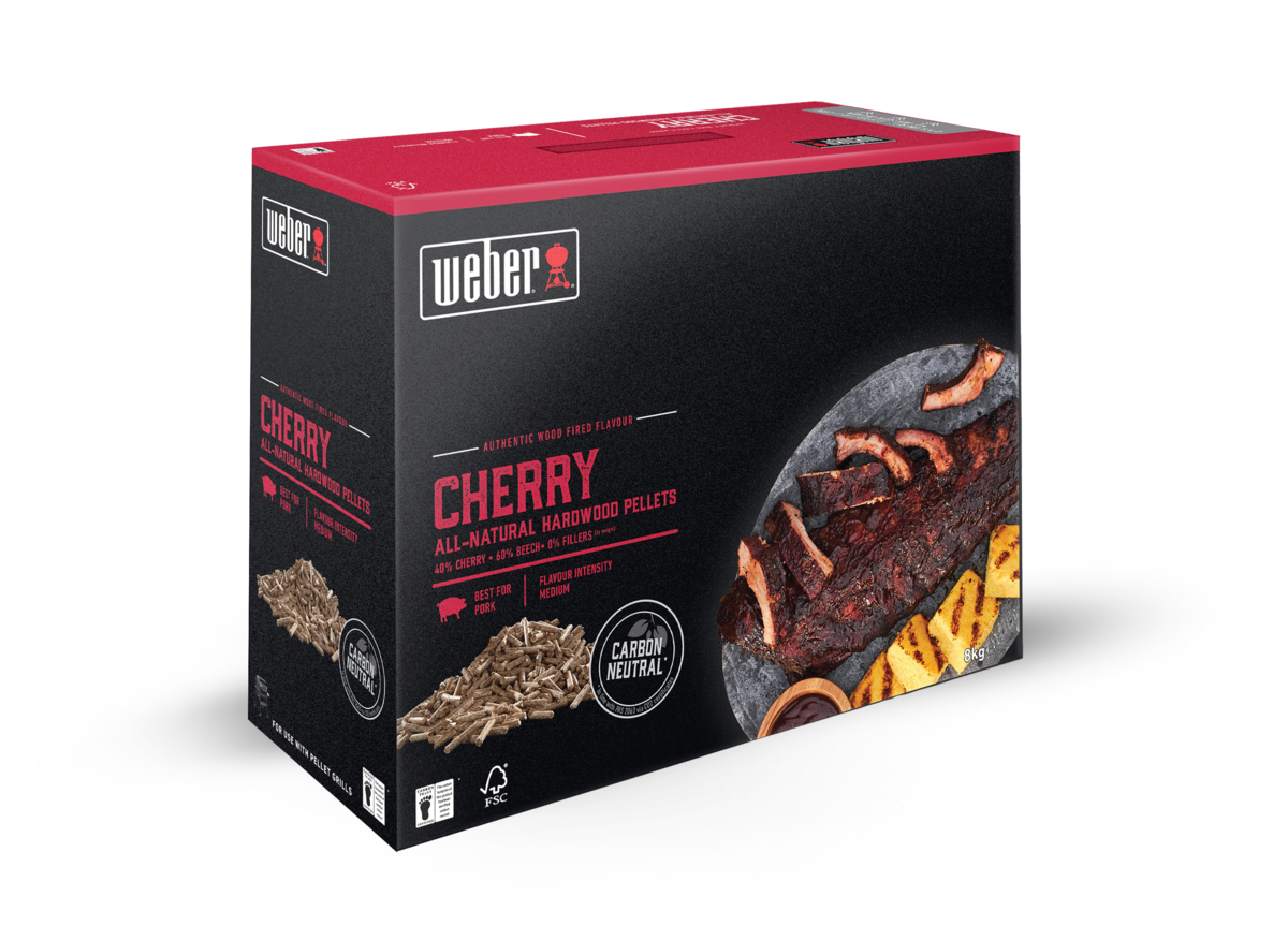 Деревні пелети Weber Cherry (вишня), 8 кг