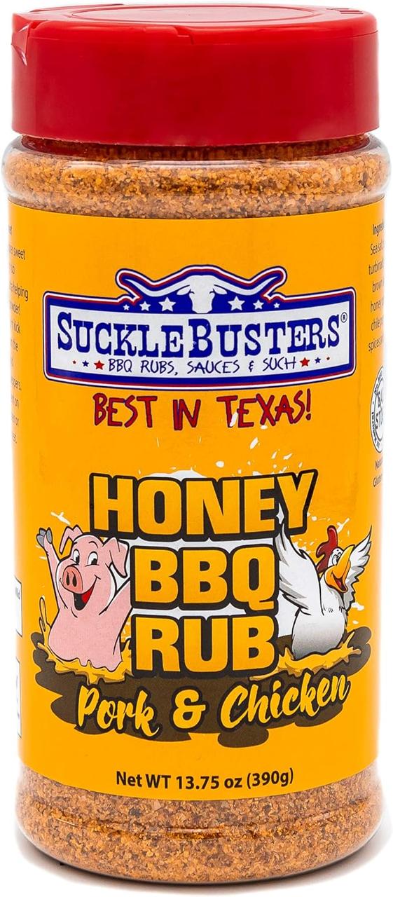 Приправа SuckleBusters Honey BBQ Rub - Pork and Chicken для свинини, птиці 390 г
