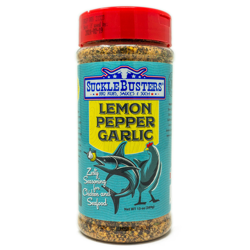 Приправа SuckleBusters Lemon Pepper Garlic для риби, птиці 369 г