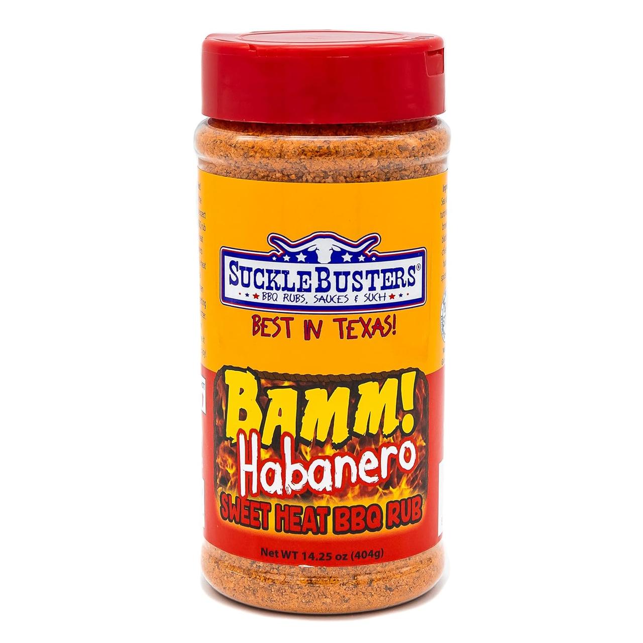 Приправа SuckleBusters Bamm Sweet Heat Rub солодка і гостра для курки та свинини 404 г