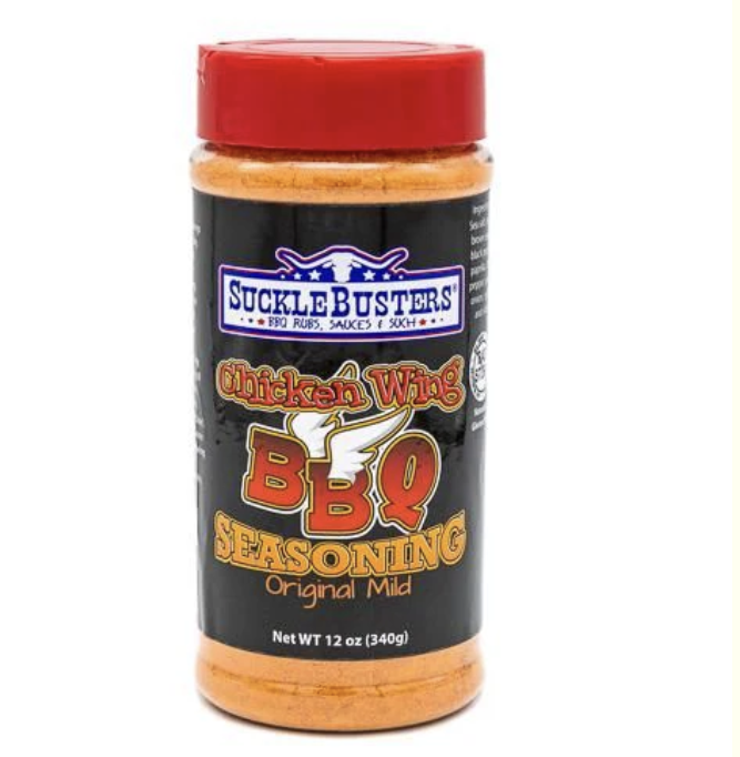 Приправа SuckleBusters Chicken Wing BBQ Seasoning Original Mild для курячих крилець, 340 г