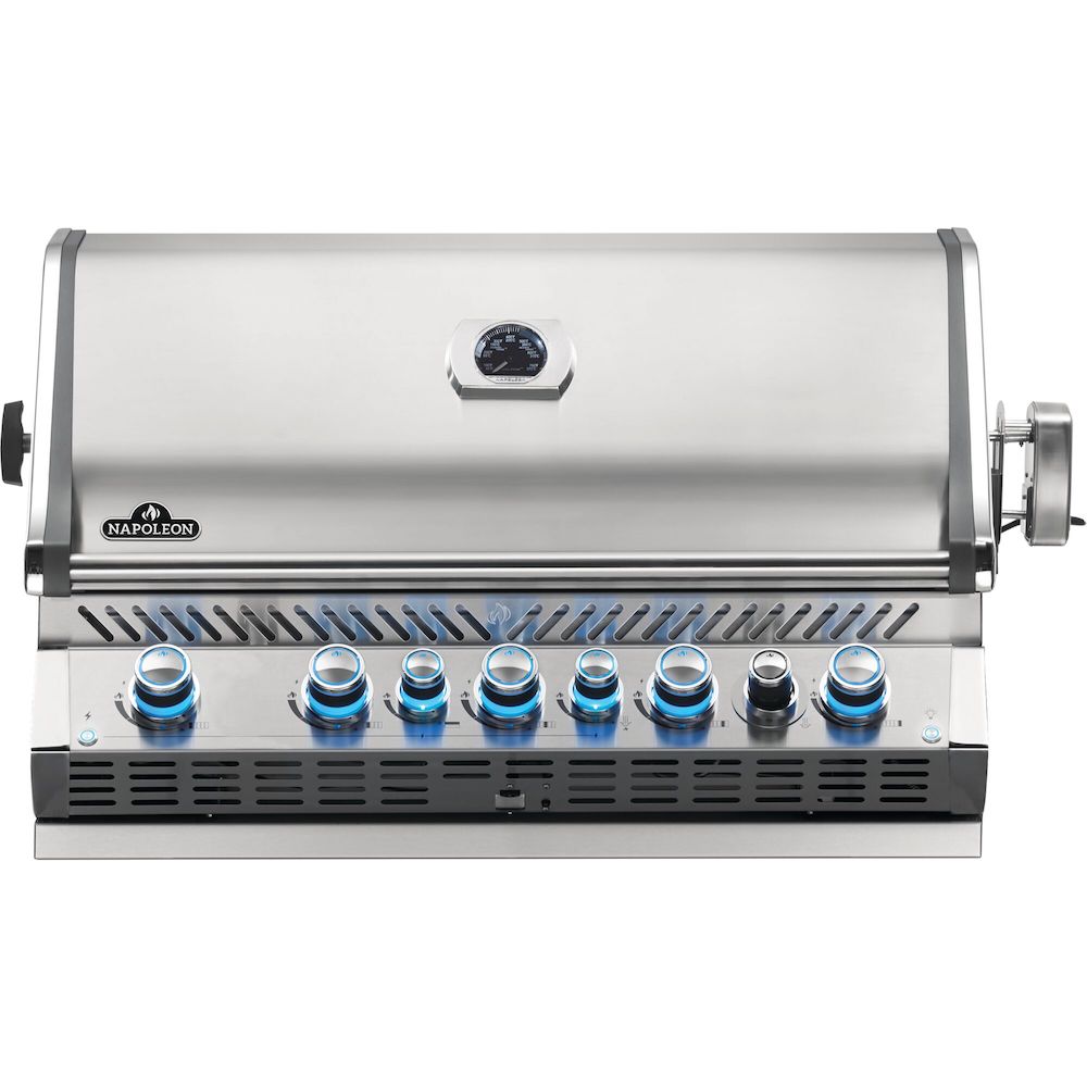 Вбудований газовий гриль Napoleon Prestige BIPRO 665 під природній газ BIPRO665RBNSS-3