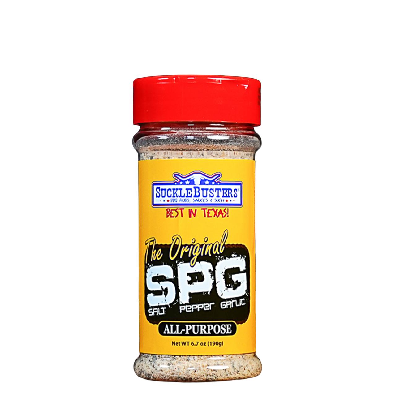 Універсальна приправа SuckleBusters SPG All-Purpose із сіллю, чорним перцем та часником, 190 г