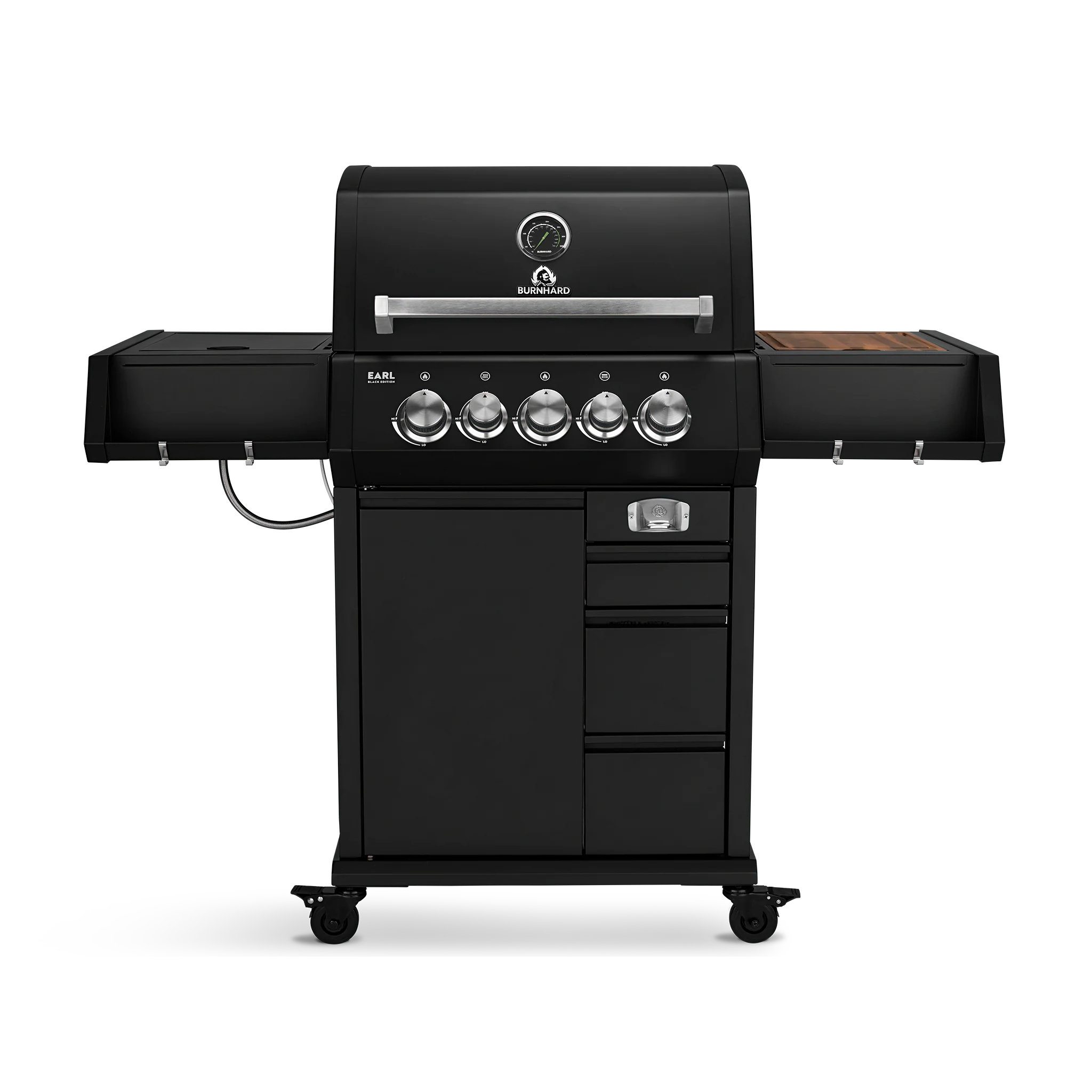 Газовий гриль BURNHARD EARL 3B Black Edition