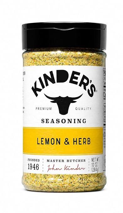Приправа Kinder's Seasoning Lemon & Herb, для риби та курки, 284 г
