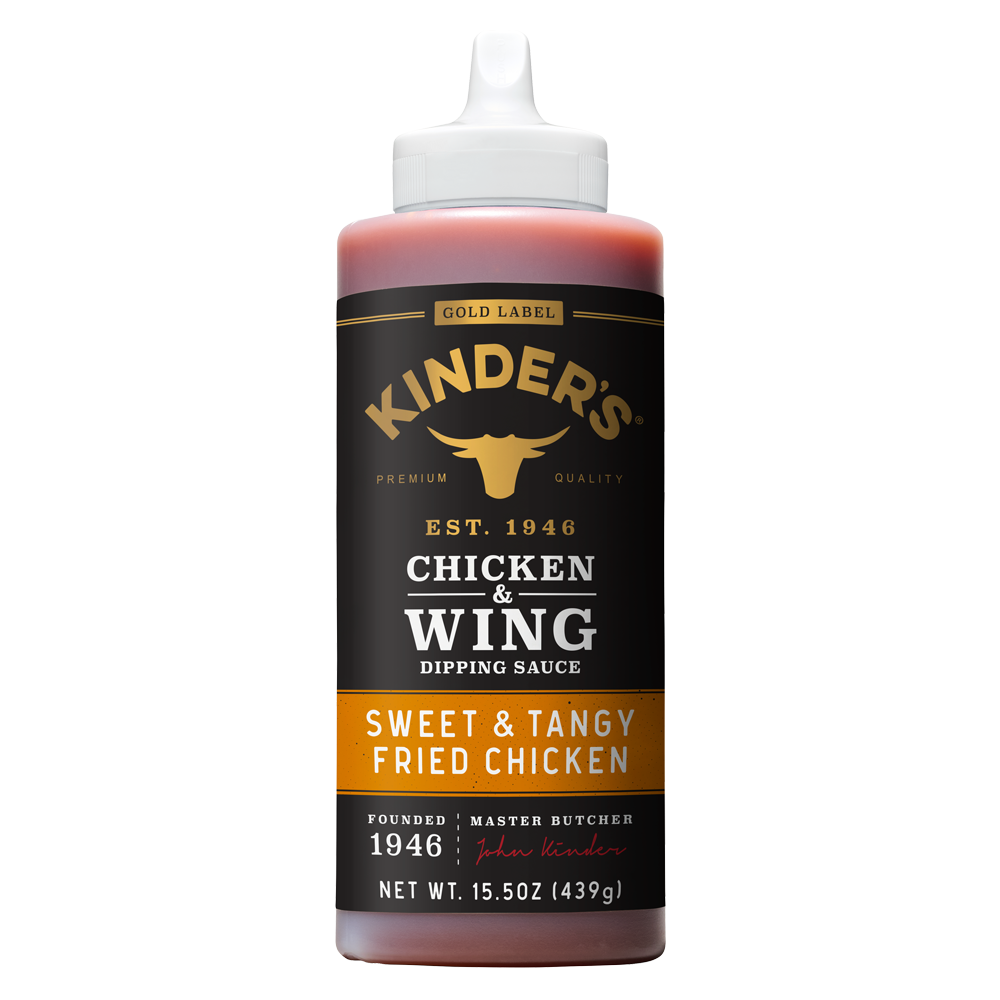Соус для курки та крилцят Kinder's Chicken & Wing Dipping Sauce Sweet & Tangy Fried Chicken, для курки, 439 г
