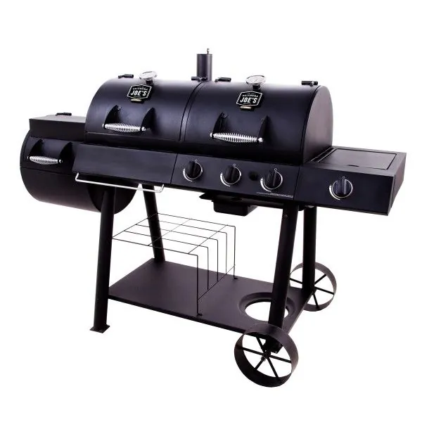 Комбінований гриль-коптильня Oklahoma Joe’s Longhorn Combo Charcoal/Gas Smoker & Grill