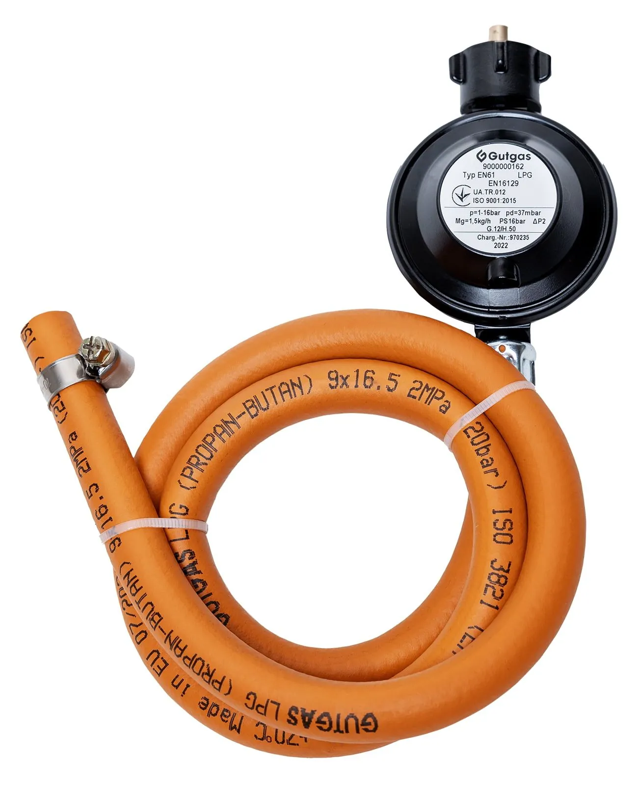 Редуктор зі шлангом 200 см на хомут GUTGAS