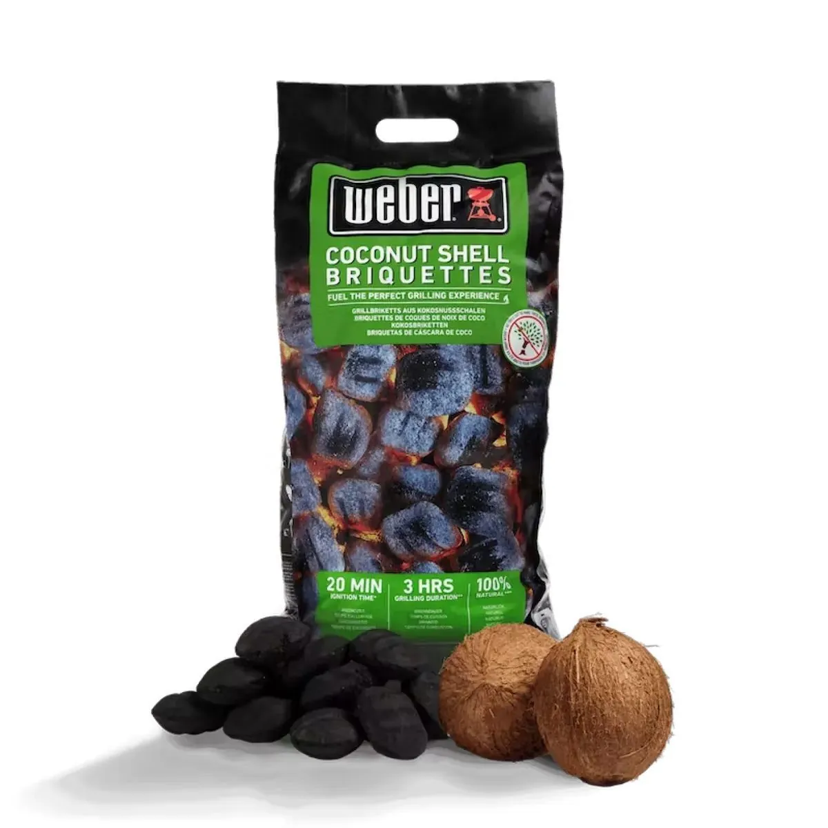 Брикети з кокосової стружки WEBER, 4 КГ - 18401