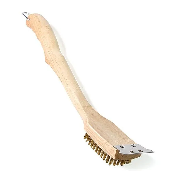Щітка для чищення латунна з дерев'яною ручкою Napoleon 62028