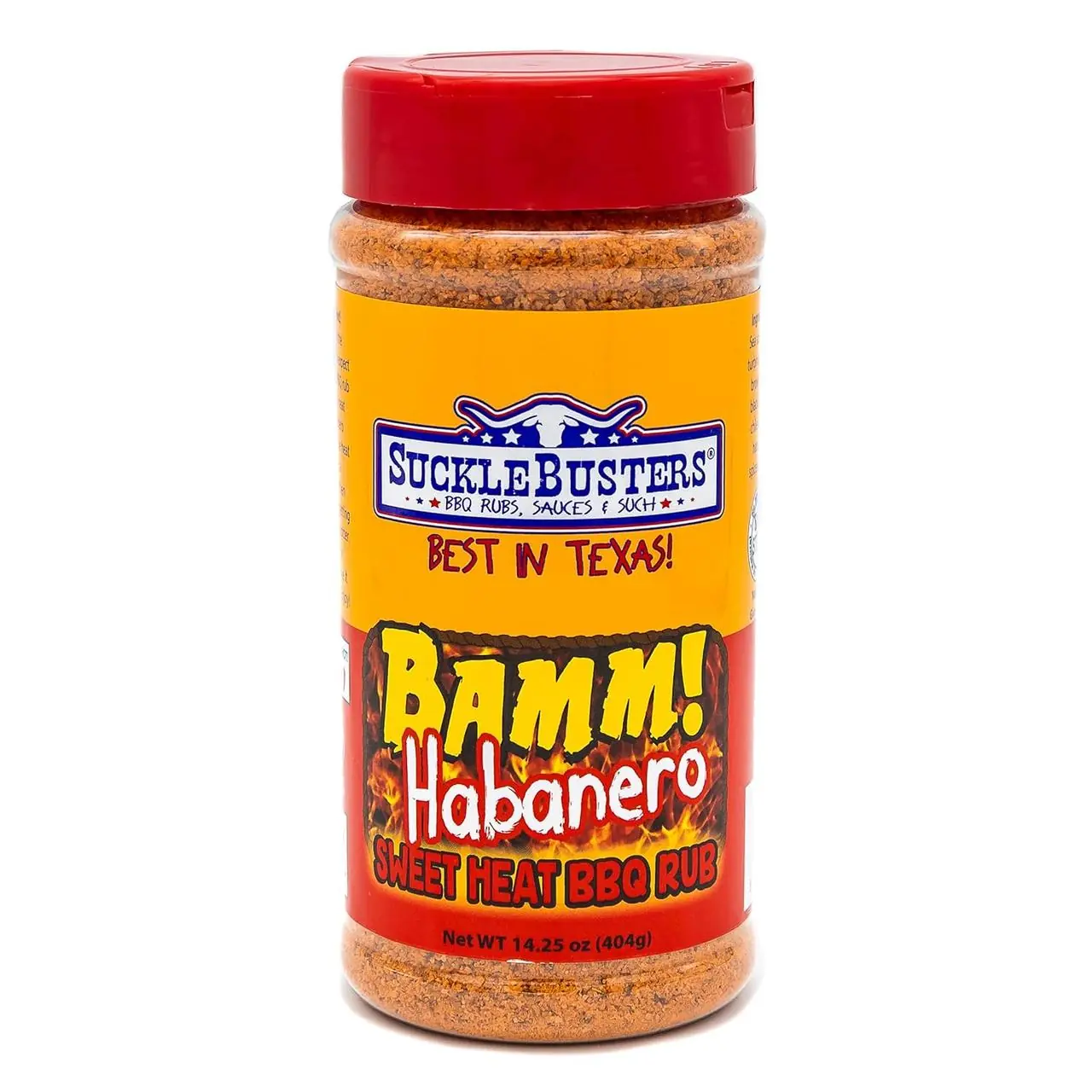 Приправа SuckleBusters Bamm Sweet Heat Rub солодка і гостра для курки та свинини 404 г