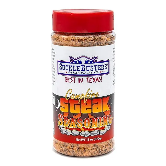 Приправа SuckleBusters Campfire Steak Seasoning для стейків і гамбургерів, 404 г
