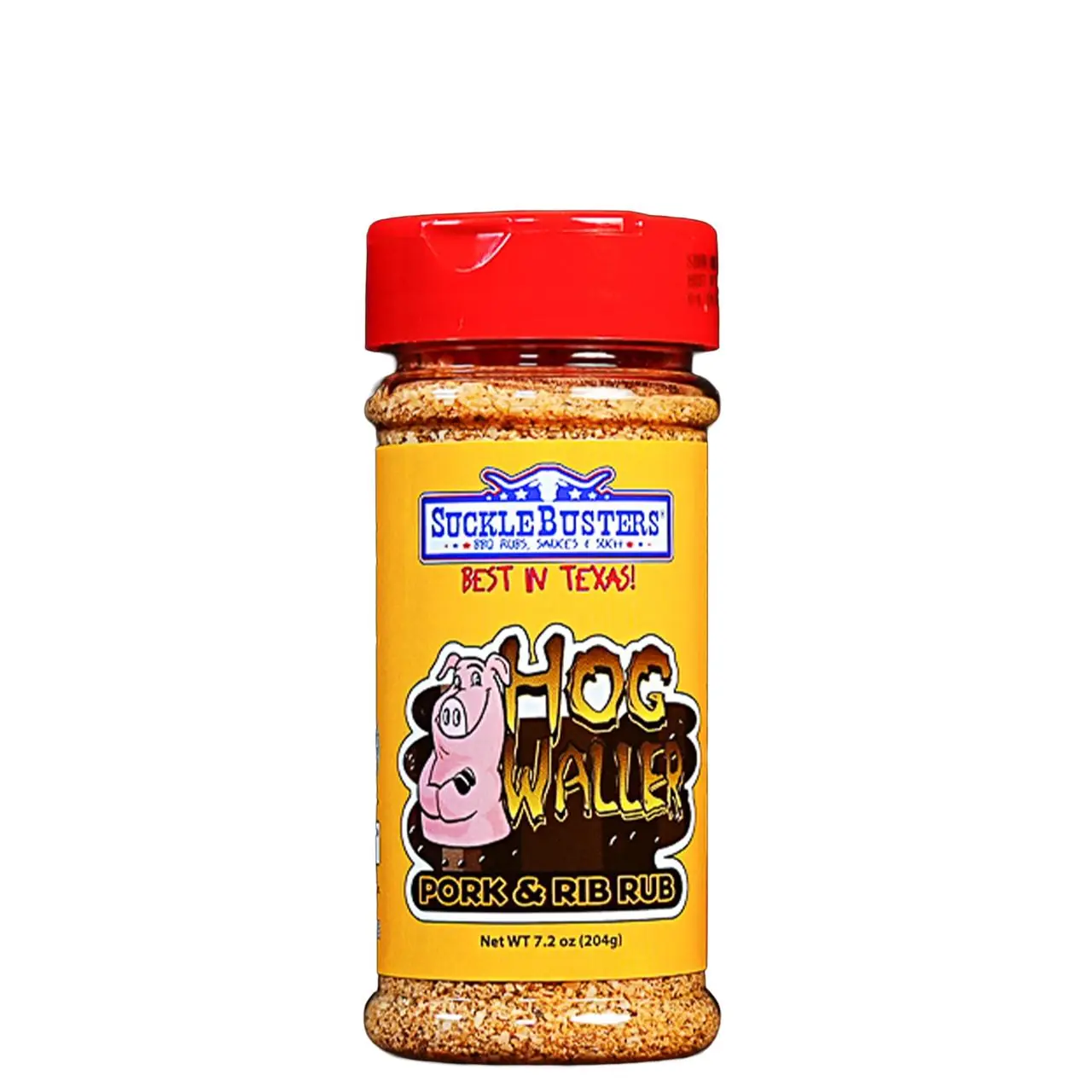 Приправа для свинини SuckleBusters Hog Waller Pork & Rib Rub, для реберець, шашлику та BBQ, 204 г
