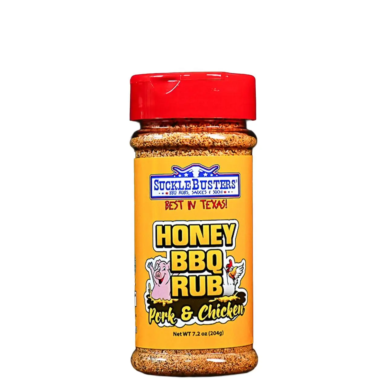 Медова BBQ приправа SuckleBusters Honey BBQ Rub, для курки та свинини, 204 г