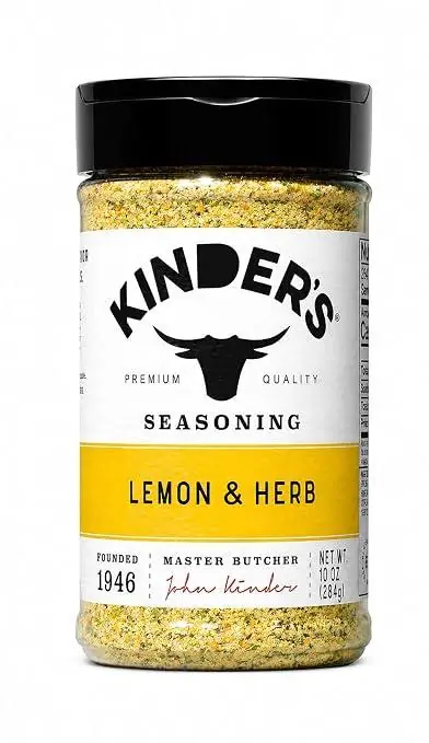 Приправа Kinder's Seasoning Lemon & Herb, для риби та курки, 284 г